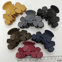 Шпилька краб для волосся "Квіти" 6.5 см.