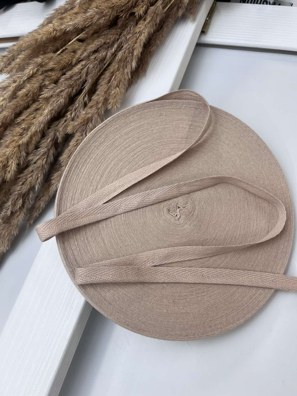 Кіперна стрічка Беж 10 мм, фото 1