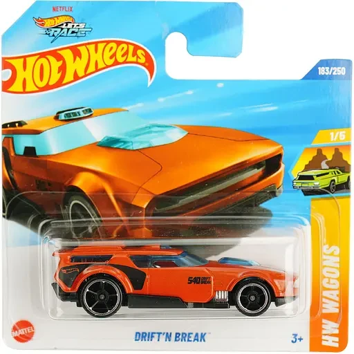 Машинка Хот Вілс 1:64 Drift`n Break колекція HW Wagons Hot Wheels Mattel JBB09