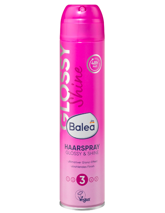 Лак для волосся Сяйво та блиск Balea №3 Haarspray Glossy & Shine Німеччина, фото 1