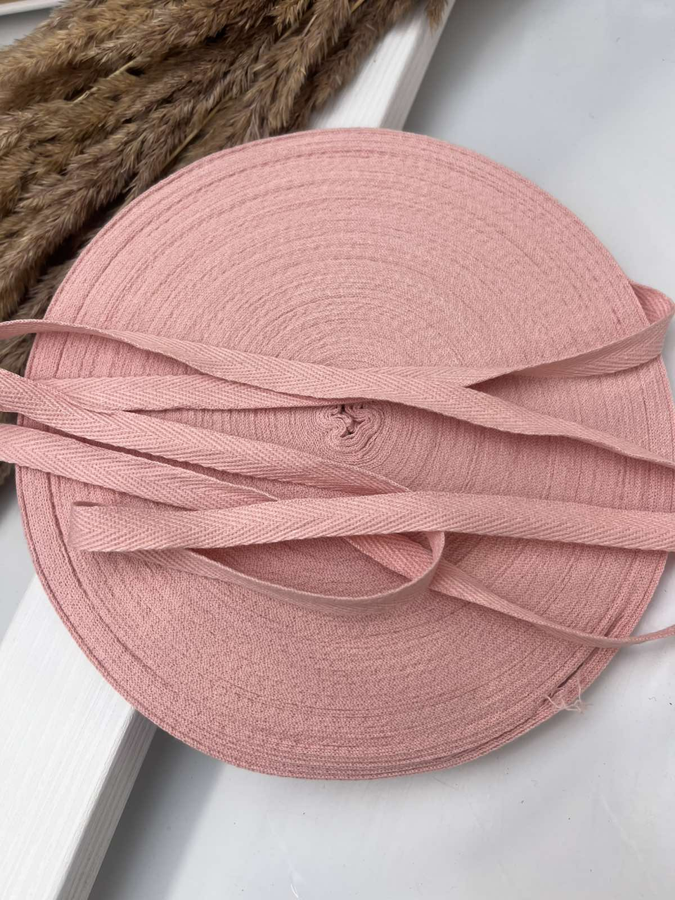 Кіперна стрічка Рожева пудра 10 мм, фото 1