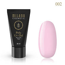 Кольоровий Полігель для нарощування MILANO PolyGel Color 02, 30 мл