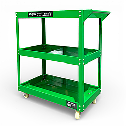 Візок для майстерні Helper HP - 1054 візок для інструменту на 3 полички інструментальний сервісний візок для автосервісу