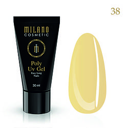 Кольоровий Полігель для нарощування MILANO PolyGel Color 38, 30 мл