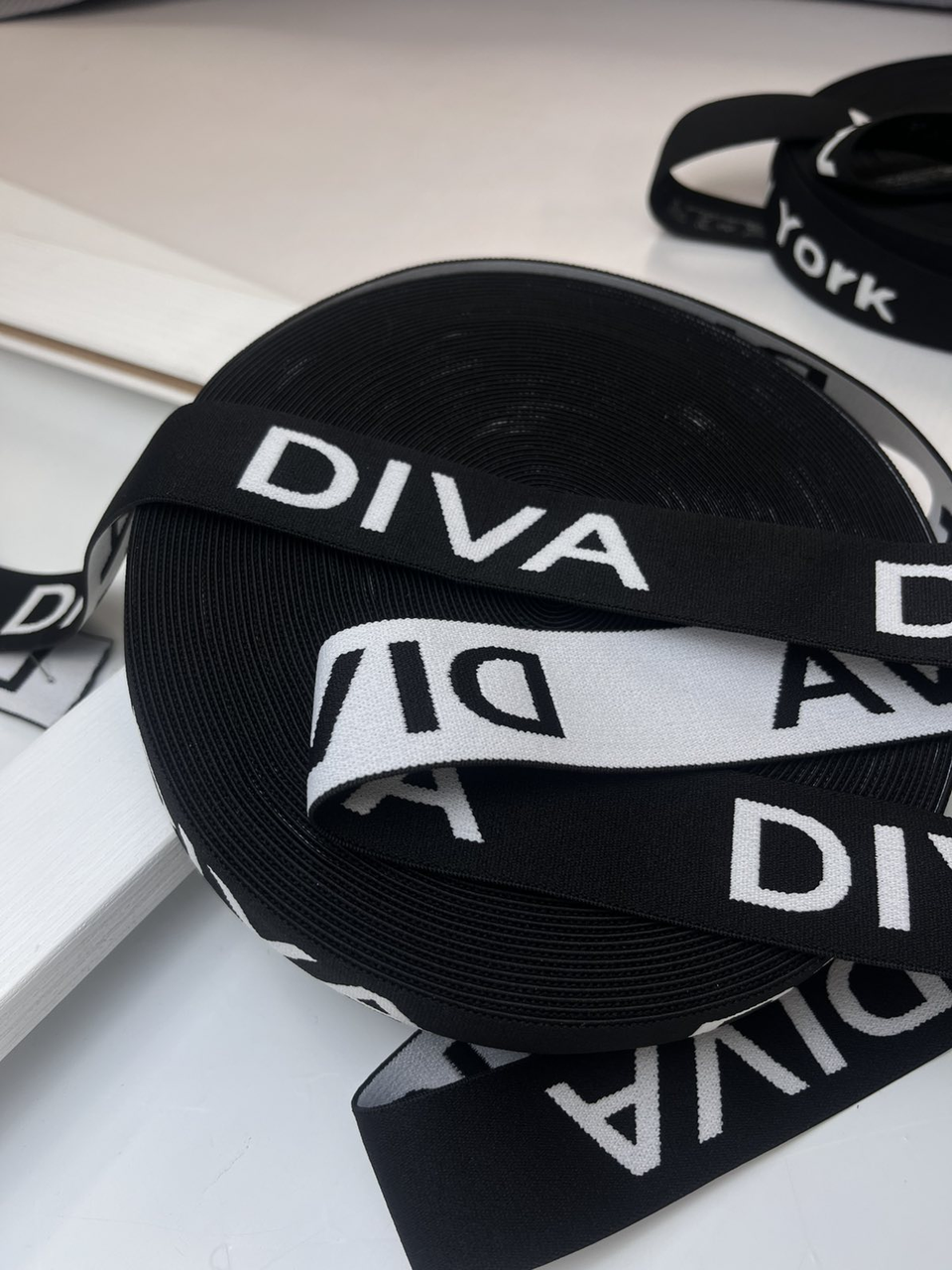 Резинка широка, Diva чорна 35 мм, фото 1
