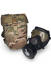 Сумка для протигазу стегнова L Multicam
