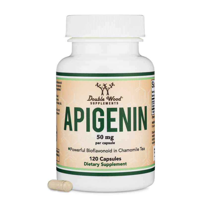 Апігенін, Apigenin, Double Wood, 50 mg 120 capsules
