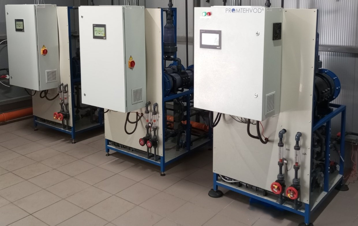 Електролізна установка для отримання гіпохлориту натрію 1200 г/год, фото 1