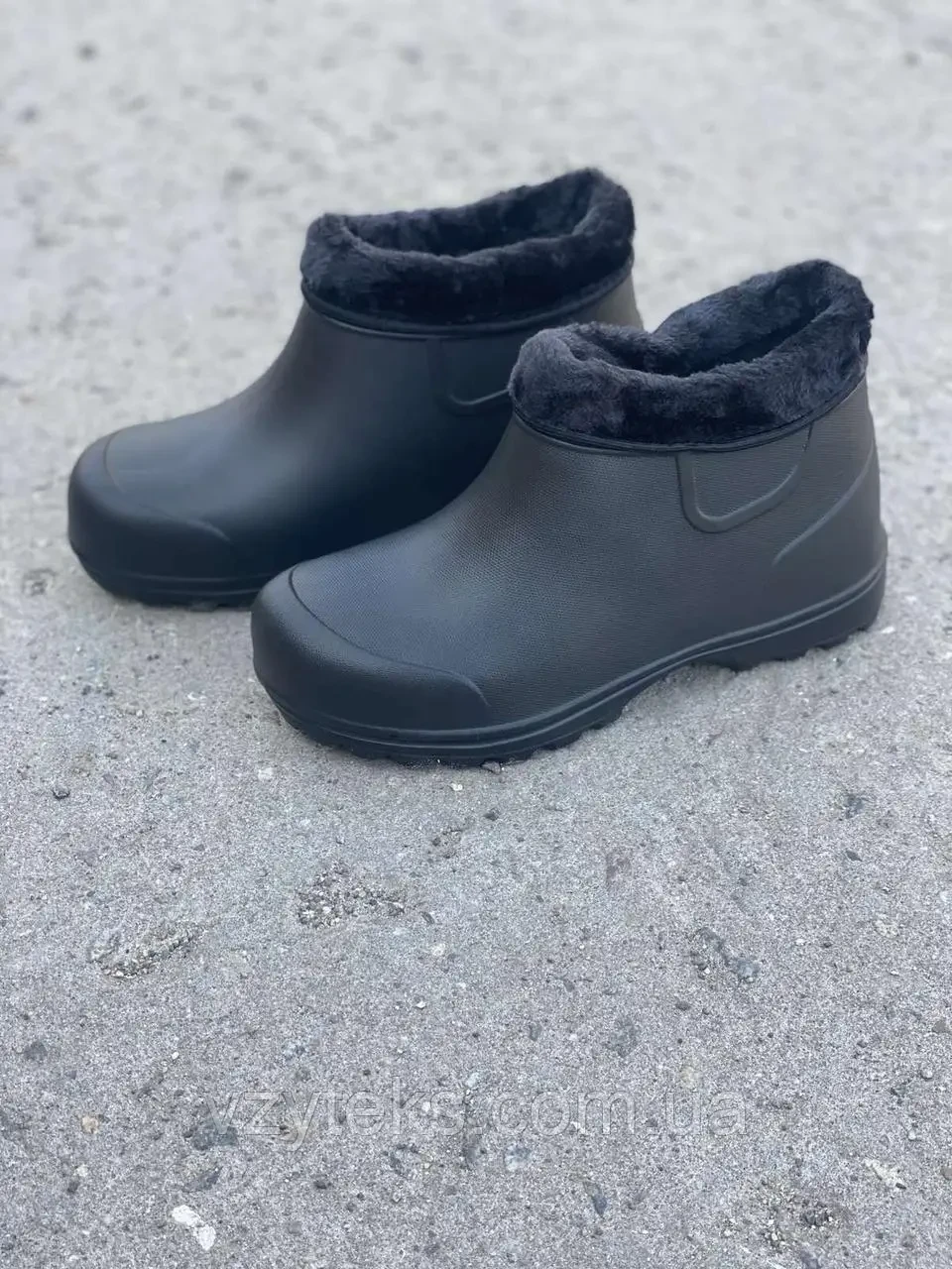 Калоші жіночі на хутрі Progress, фото 1