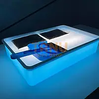 Планшет із підсвіткою для малювання піском Sand Painting дитячий набір 5в1 блакитний колір, фото 4