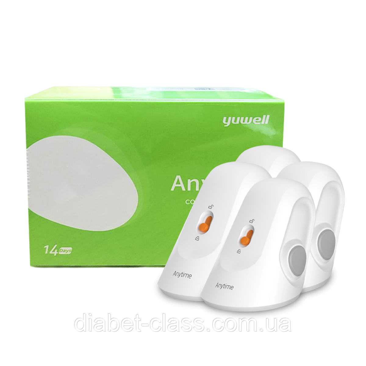 Сенсор для системи безперервного моніторингу глюкози CGM Yuwell CT 3, 4 шт., фото 1