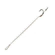 Повідець для коропа та амура безбородий "Krank" гачок √8 голка 7 мм