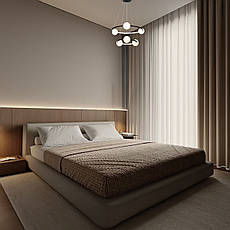 Підвісна led люстра 40W в чорному кольорі (84-1024 BK), фото 3