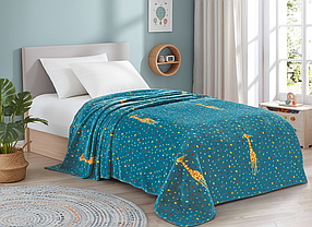 Плед із мікрофібри Велсофт Жирафи 160х210 см