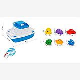 Іграшка для купання корабель з морськими тваринами Технок кораблик дитяча іграшка для купання малюків, фото 2