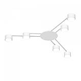 Світильник VIDEX під лампу 6xGX53 накладний Білий VL-SPF21B-W, фото 2