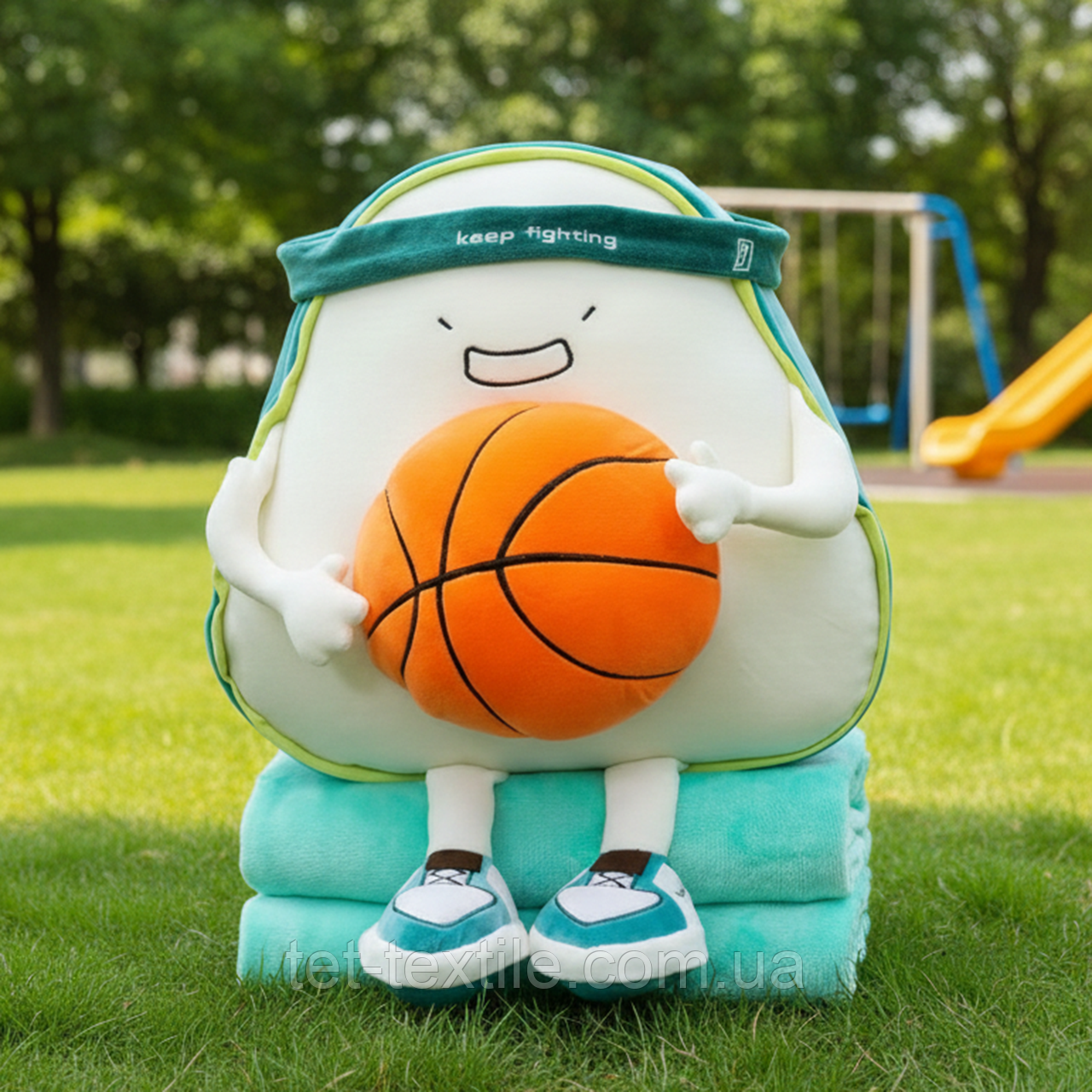 М'яка іграшка з пледом усередині Авокадо з м'ячиком