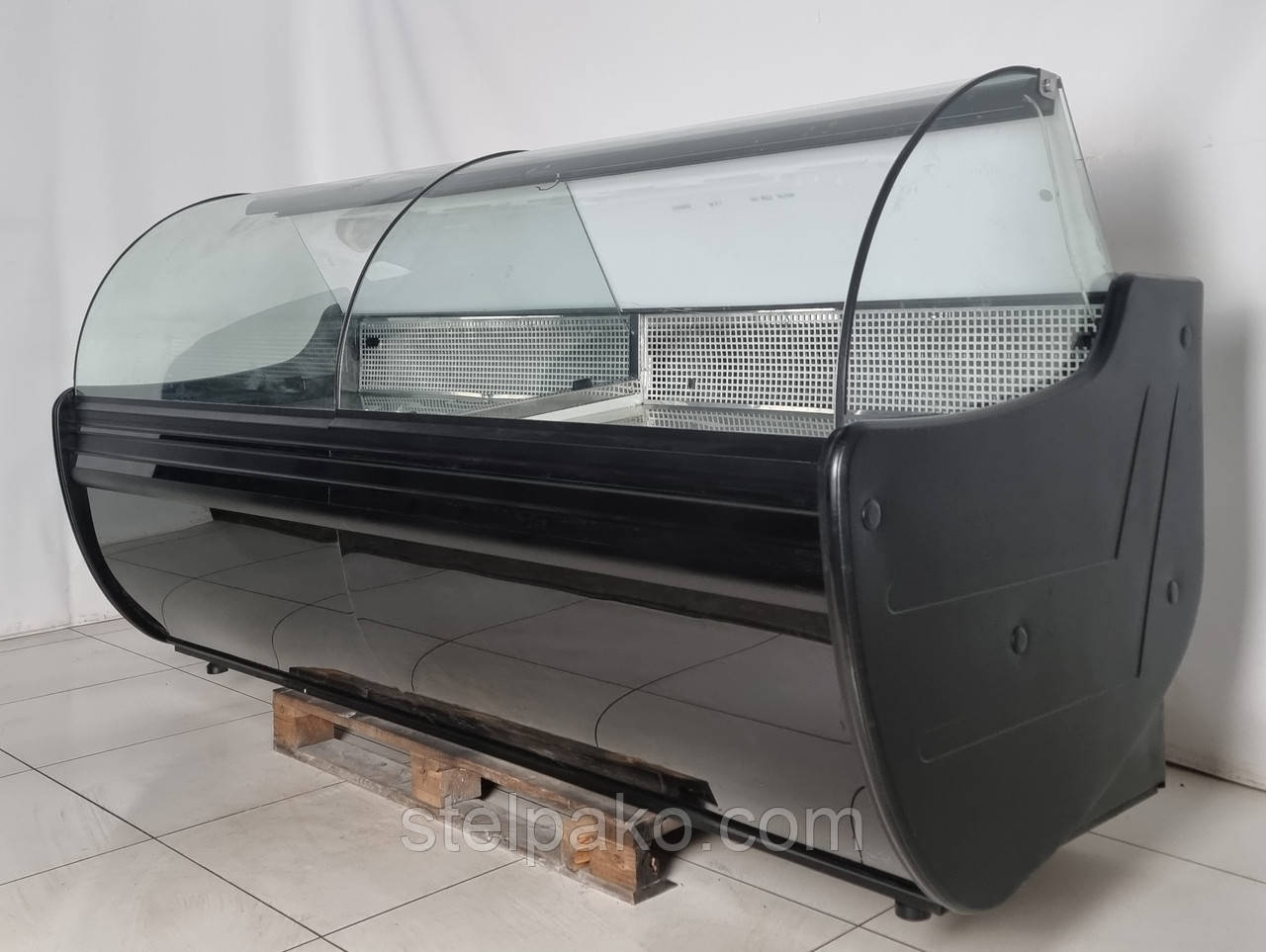 Холодильна гастрономічна вітрина «Cold W24SGSP» 2.4 м., (Польща), (0° +4°), викладка 73 см., Б/у, фото 1