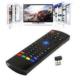 Пульт для телевізора з гіроскопом та клавіатурою, Air Mouse MX-3 / Аеромиш для тв / Універсальний пульт для телевізора