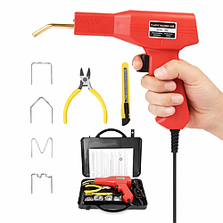 Паяльник для ремонту пластику 50 Вт, 4 типи скоб / Пістолет для пайки / Термостеплер / Гарячий степлер