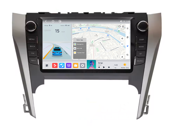 Штатна магнітола Mekede MS Toyota Camry 7 (2011-2014) QleD, фото 1