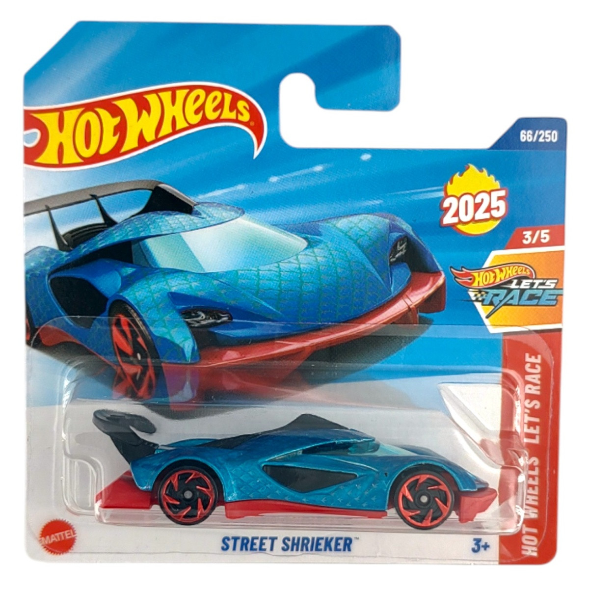 Машинка Хот Вілс 1:64 Street Shrieker колекція Let`s Race Hot Wheels Mattel JBC08