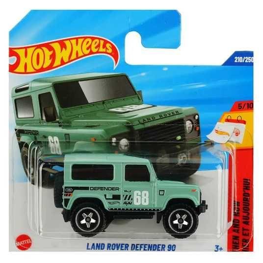 Машинка Хот Вілс 1:64 Land Rover Defender 90 колекція Then And Now Hot Wheels Mattel JBC16