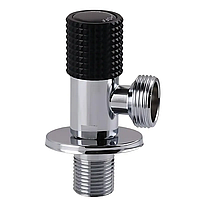 Кран для підключення сантехприладів Champion VAL-14-1/2x3/4 Chrome з нерж. сталі (кол. хром) (CH6570)