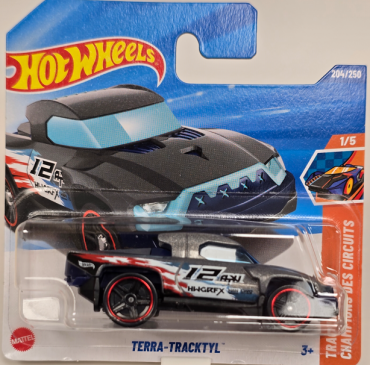 Машинка Хот Вілс 1:64 Terra-Tracktyl колекція Track Champs Hot Wheels Mattel JBB82