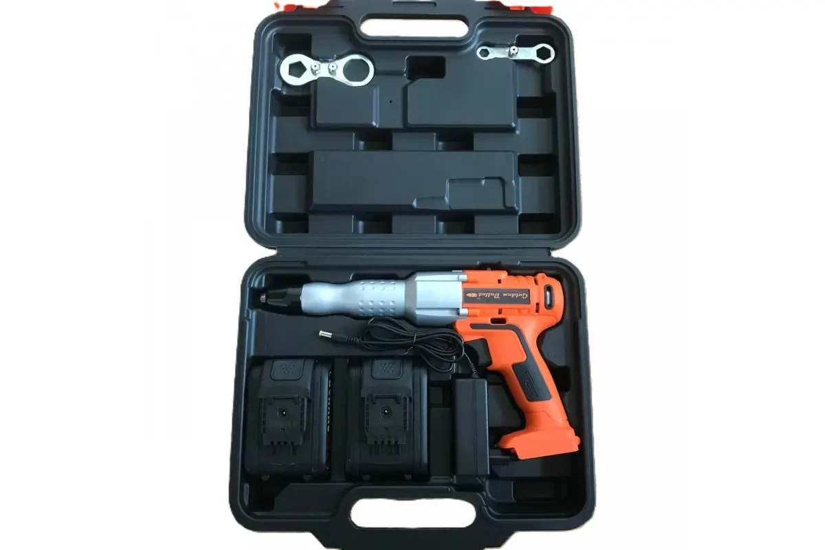 Електрозаклепочник BY 8506, з кейсом та 2 акумуляторами