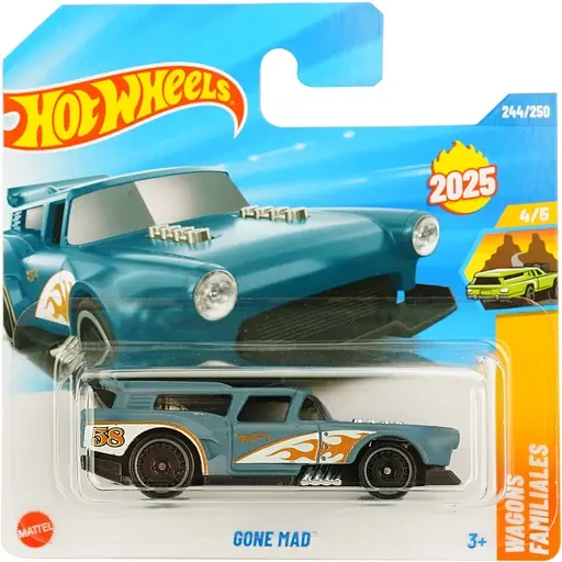 Машинка Хот Вілс 1:64 Gone Mad колекція HW Wagons Hot Wheels Mattel HYW56