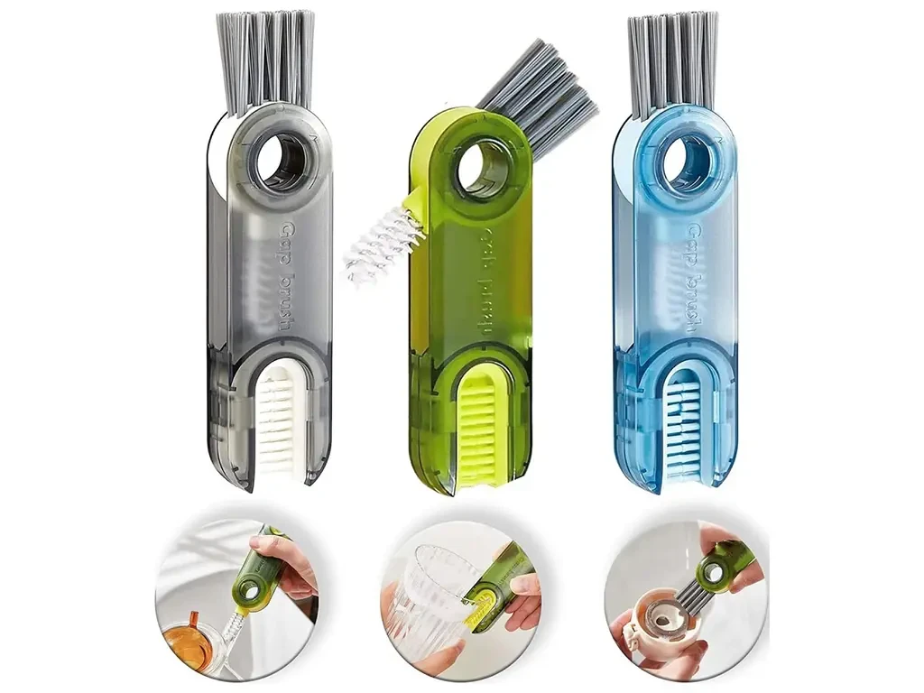 Щітка для чищення пляшок 3 в 1 інструмент для чищення U-подібна BRUSH AND569