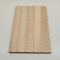 Доска из липы – заготовка для резьбы с чертежом 30х20x1,7 см