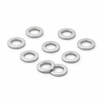 Набір регулювальних шайб дизельних форсунок 6,8×3,5 мм (10 шт.), товщина 1,10 мм, фото 1