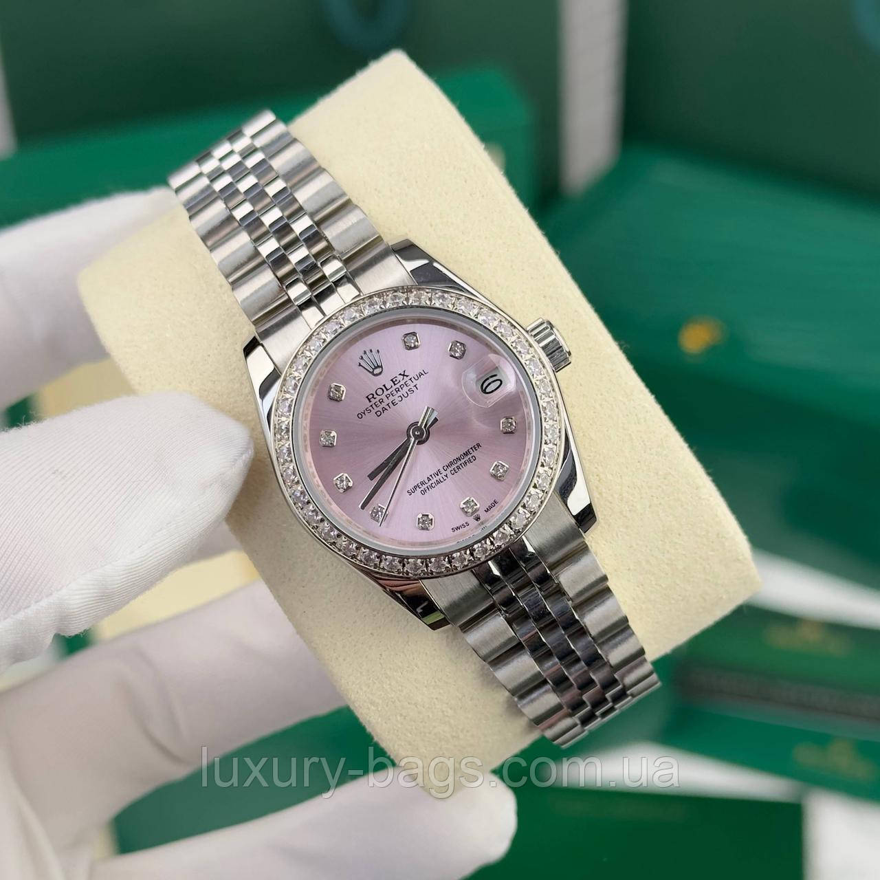 Годинник жіночий Rolex Datejust Diamond, фото 1