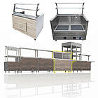 Марміт для перших страв М 1Б-2-1100 М "Модерн", УЦІНКА, електричний марміт з двома конфорками, дві скляні полички, фото 3