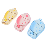 Дитяча губка для купання рибка синя, 1шт, фото 3