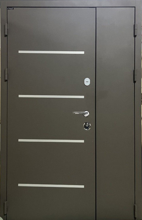 Вхідні полуторні двері "Портала" серії ""STREET" Aluma 1, фото 1