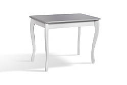 Стіл обідній СМАРТ 1000*600, БУК білий/сірий---