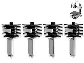 Набір хотендів (4 шт.) для Bambu Lab A1 / A1 mini — Повний комплект (0.2, 0.4, 0.6, 0.8 мм)