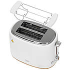 Тостер Adler AD 3225 — 850 Вт, 2 скибки, 7 режимів підсмажування, піддон для крихт, фото 6