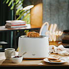 Тостер Adler AD 3225 — 850 Вт, 2 скибки, 7 режимів підсмажування, піддон для крихт, фото 9