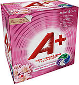 Капсули для прання A+ 4в1 Універсал Fresh Flowers картон 38 шт