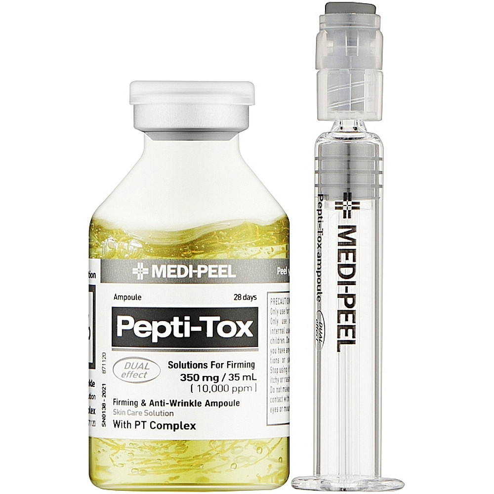 Сироватка для обличчя пептидна антивікова розгладжуюча Medi-Peel Pepti Tox Ampoule 30 мл, фото 1