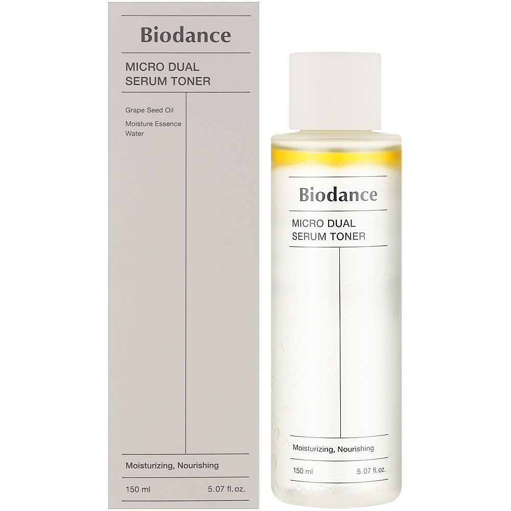 Тонер Biodance Micro Dual Serum Toner 150 мл, фото 1