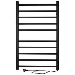 Сушарка для рушників електрична Qtap Evia (BLA) 11121S з таймером чорний матовий