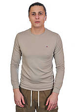 Лонгслів чоловічий Tommy Hilfiger 26-E6064-74 бежевий, фото 2