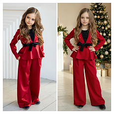 Костюм для дівчинки брючний костюмка Коко, на зріст 110-158р., фото 2