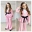 Костюм для дівчинки брючний костюмка Коко, на зріст 110-158р., фото 6