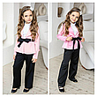 Костюм для дівчинки брючний костюмка Коко, на зріст 110-158р., фото 9